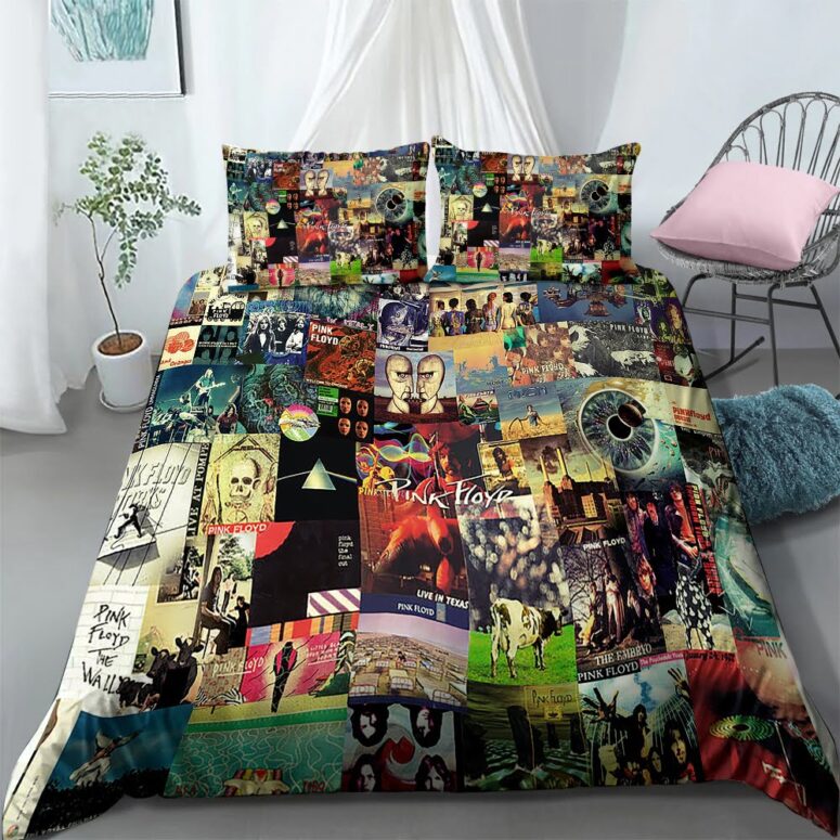 Pink Floyd Artwork Collage Bedding Sets