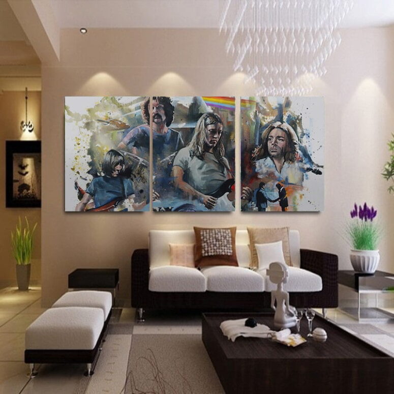 Pink Floyd OilPaint Artwork Limited Edition Canvas Pink Floyd OilPaint Artwork Limited Edition Canvas