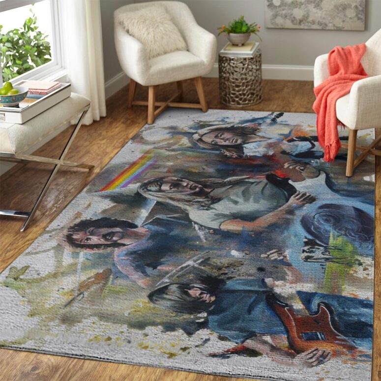 Pink Floyd OilPaint Artwork Rug
