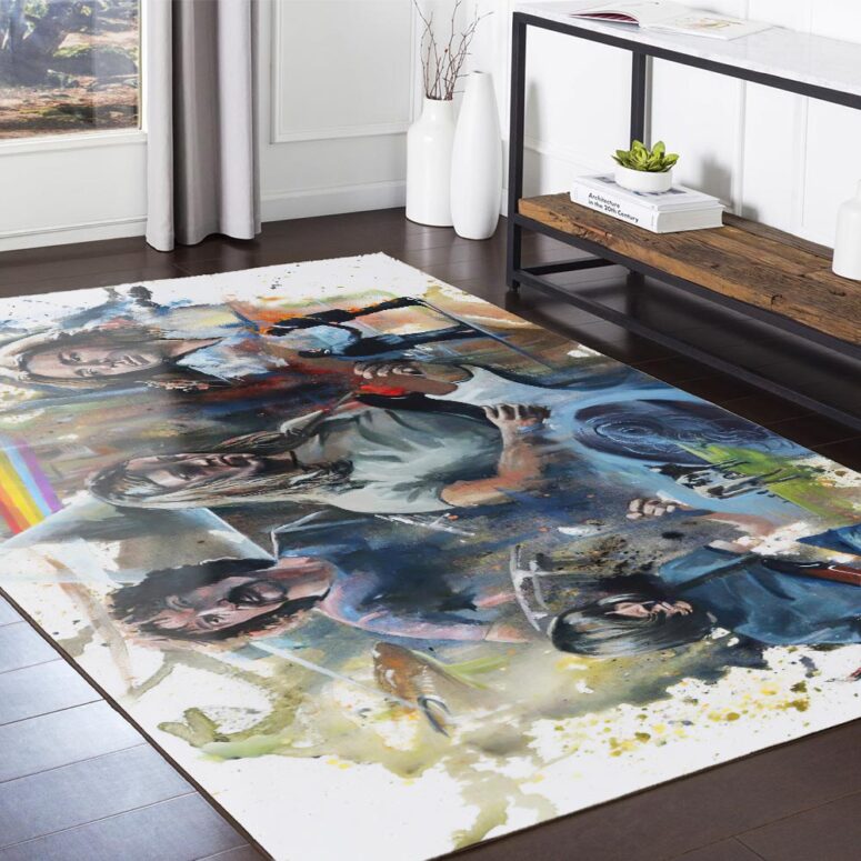 Pink Floyd OilPaint Artwork Rug