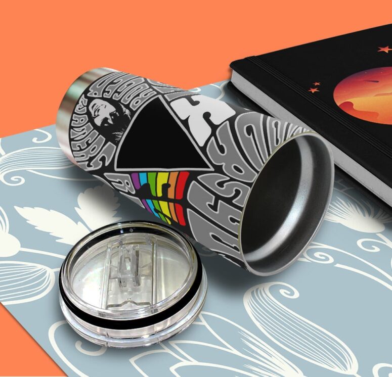 Pink floyd Member Art Stainless Steel Tumbler Cup