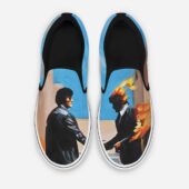 The Burning Man Wish You Were Here Pink Floyd Slip On 2 - OtherBrick