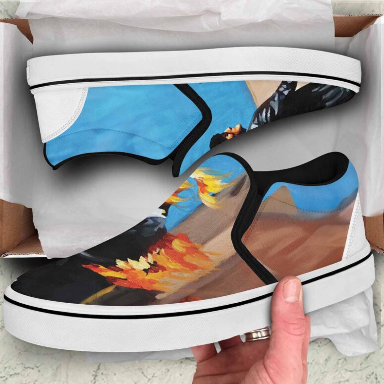 The Burning Man Wish You Were Here Pink Floyd Slip On The Burning Man Wish You Were Here Pink Floyd Slip On