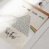 Wish You Were Here Lyric Dsotm Poster1 - OtherBrick
