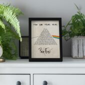 Wish You Were Here Lyric Dsotm Poster4 - OtherBrick