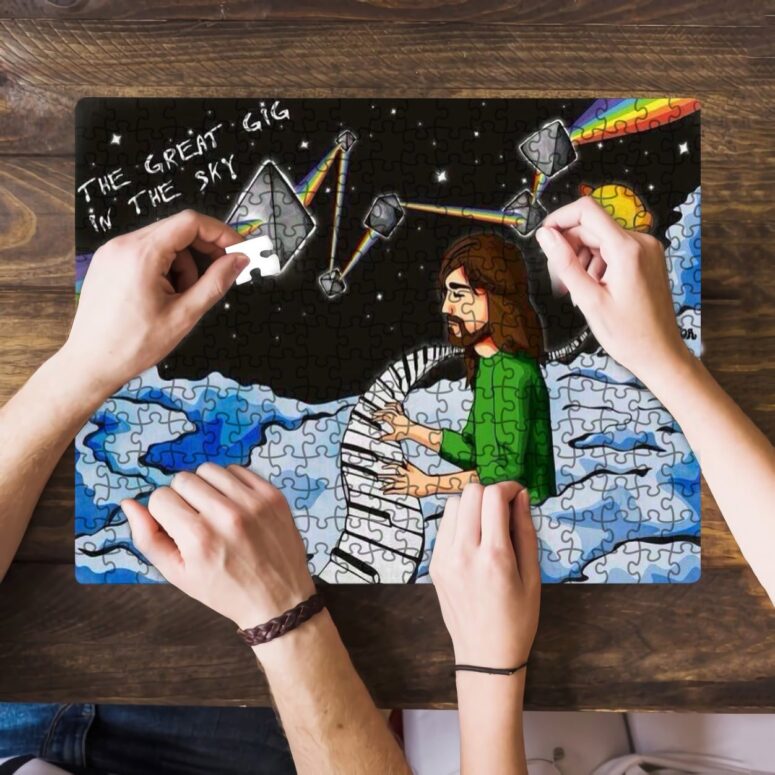 Pink Floyd The Great Gig In The Sky Wooden Puzzle