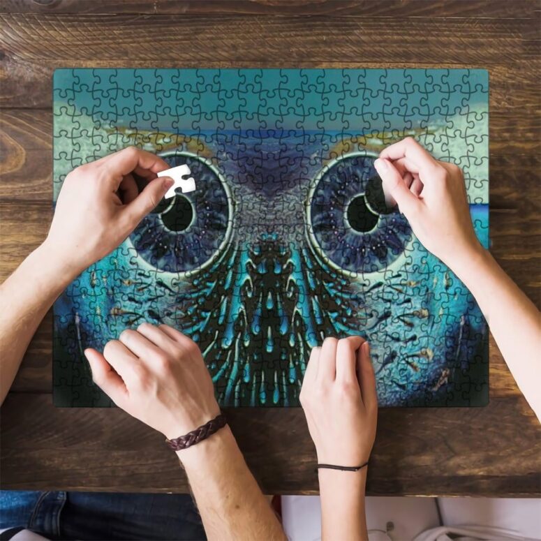 Pulse Owl Eyes Wooden Pink Floyd Puzzle Pulse Owl Eyes Wooden Pink Floyd Puzzle