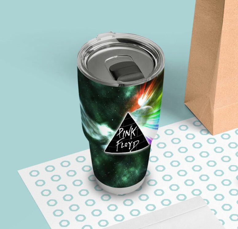 Dark Side Of Moon Galaxy Green Stainless Steel Pink Floyd Tumbler Dark Side Of Moon Galaxy Green Stainless Steel Pink Floyd Tumbler