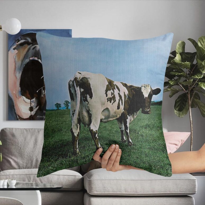 Atom Heart Mother  Pink Floyd Cushion Pillow