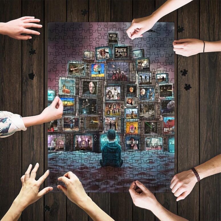 Boy Watching Pink Floyd Show Puzzle