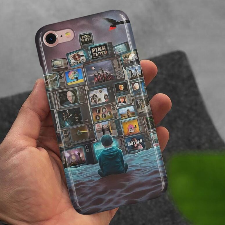 Boy Watching Pink Floyd Show Phone Case
