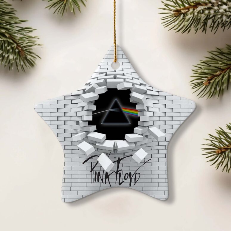 Brick In The Wall 3D - Pink Floyd Ceramic Ornament
