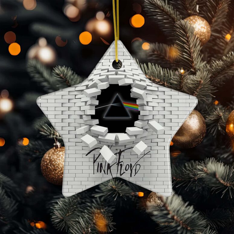Brick In The Wall 3D - Pink Floyd Ceramic Ornament