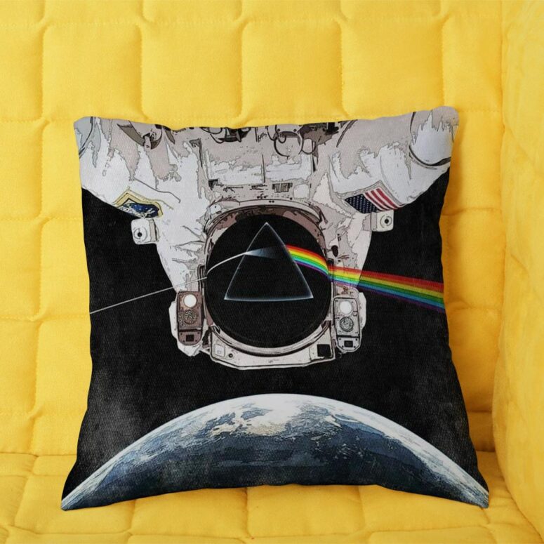 Dark Side Of The Moon Astronaut  Pink Floyd Cushion Pillow
