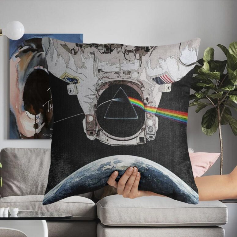 Dark Side Of The Moon Astronaut  Pink Floyd Cushion Pillow