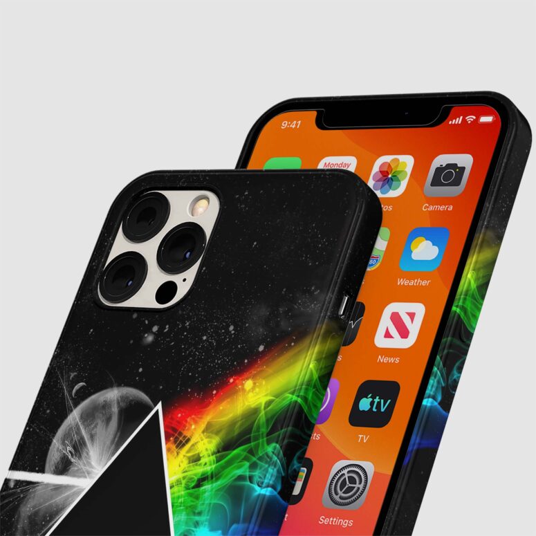 Dark Side Of the Moon in Space Pink Floyd Phone Case