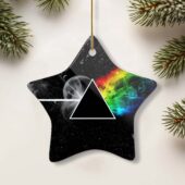 Dark Side Of The Moon In Space – Pink Floyd Ceramic Ornament 1 - OtherBrick
