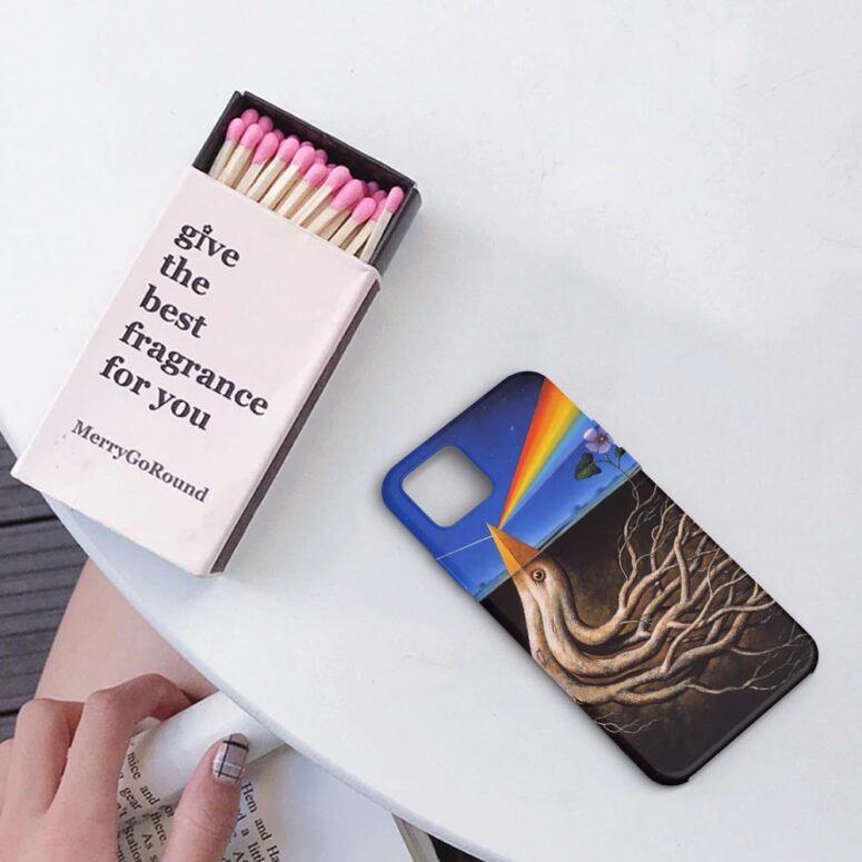 Dark Side Of the Root Art Pink Floyd Phone Case