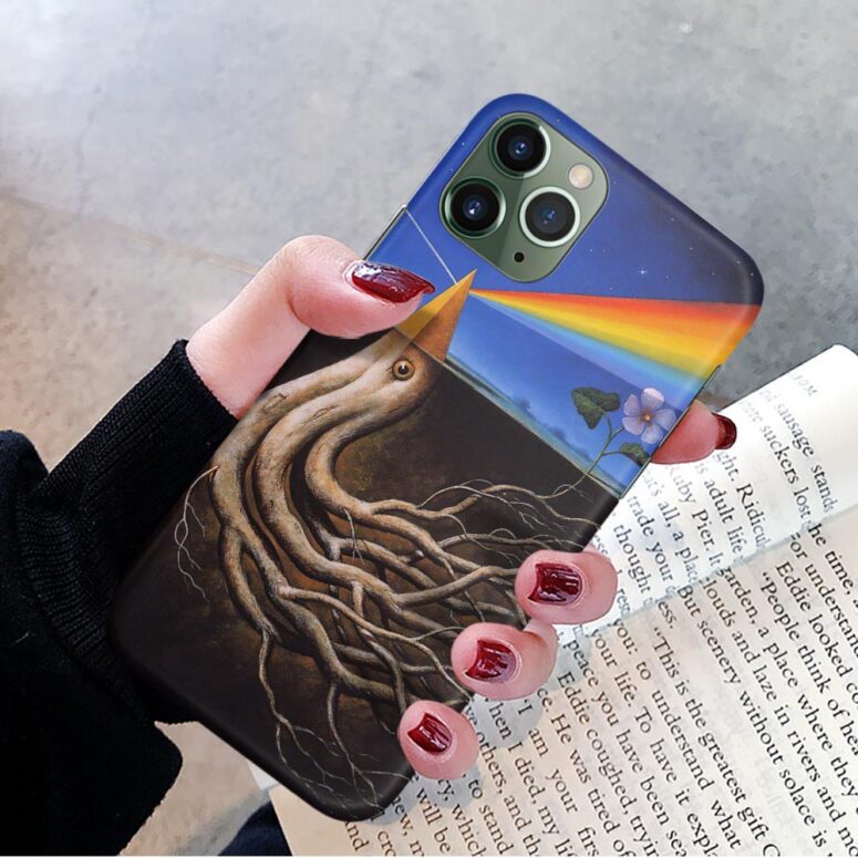 Dark Side Of the Root Art Pink Floyd Phone Case