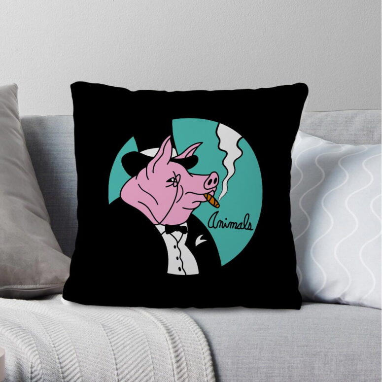 Pink Floyd ANIMALS PIG Cushion Pillow