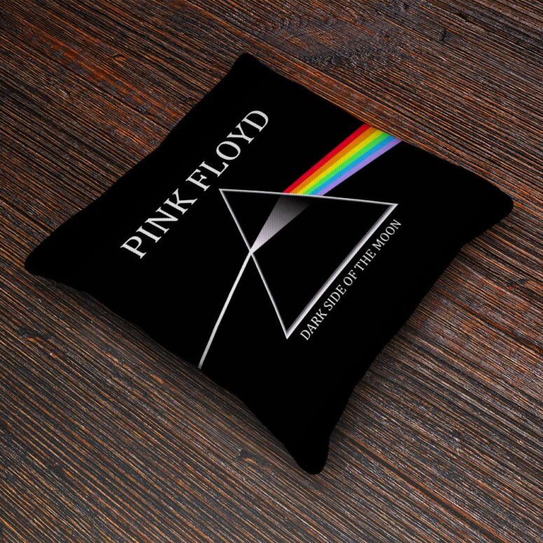 Pink Floyd Dark Side Of The Moon Cushion Pillow Pink Floyd Dark Side Of The Moon Cushion Pillow