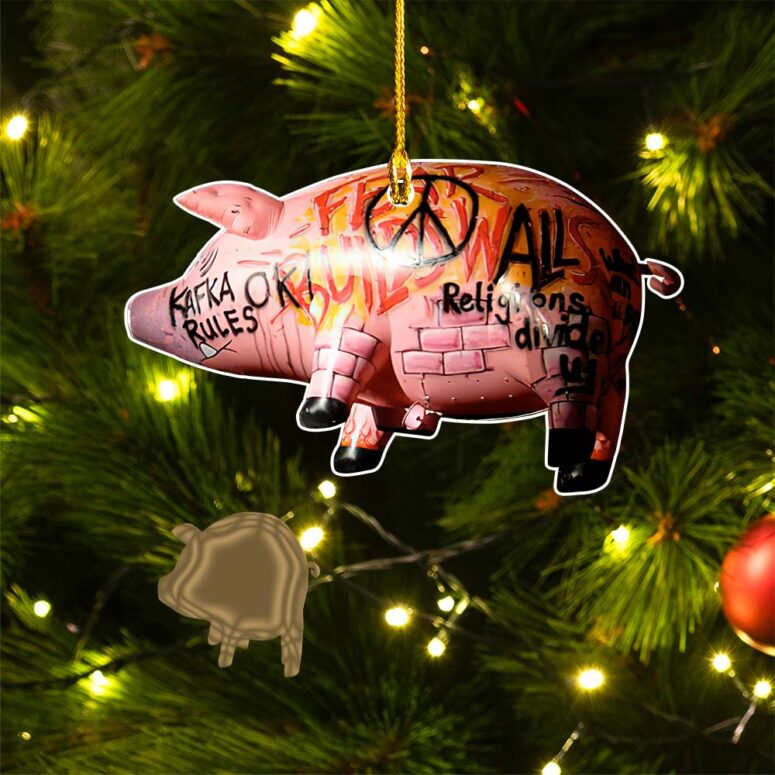 Pink Floyd's Flying Pig - Pink Floyd Ornament