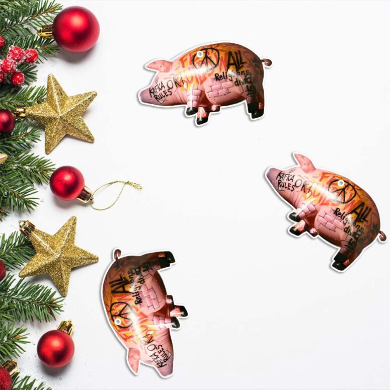 Pink Floyd's Flying Pig - Pink Floyd Ornament