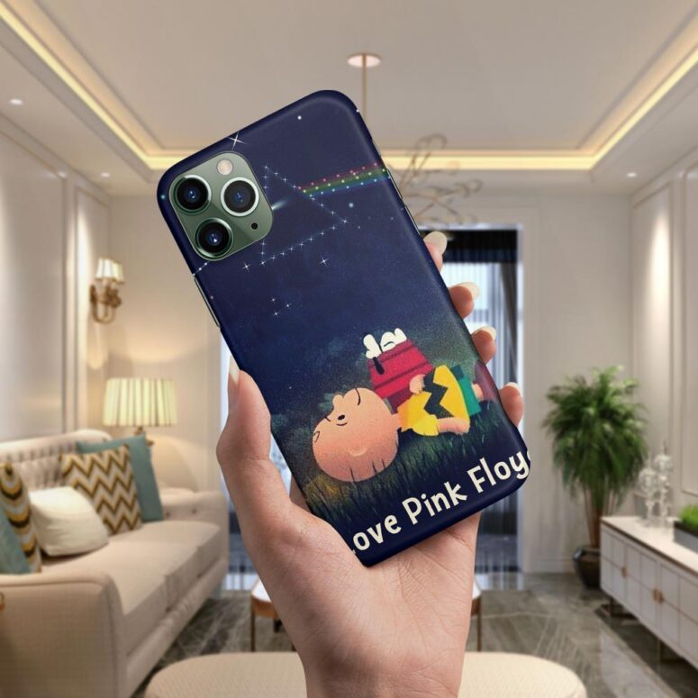 Snoopy I Love Pink Floyd Phone Case