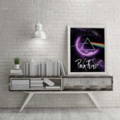 Symbol Moon Light Dark Side Of The Moon Pink Floyd Canvas Vertical1pieces15theate - OtherBrick