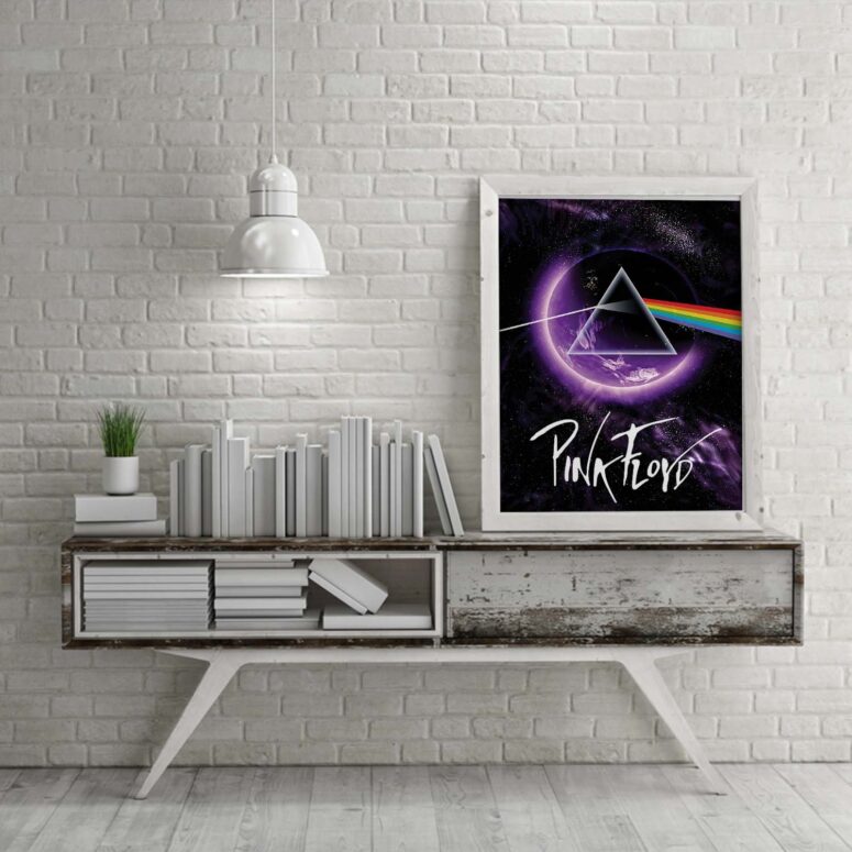 Symbol Moon Light Dark Side Of The Moon Pink Floyd Canvas Symbol Moon Light Dark Side Of The Moon Pink Floyd Canvas