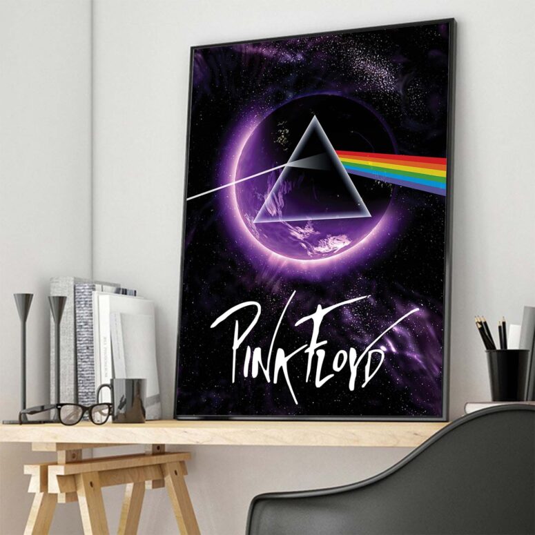 Symbol Moon Light Dark Side Of The Moon Pink Floyd Canvas Symbol Moon Light Dark Side Of The Moon Pink Floyd Canvas