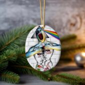 The Division Bell X Dark Side Of The Moon – Pink Floyd Ceramic Ornament Oval2 - OtherBrick