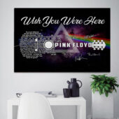 Wish You Were Here With Guitar And Signatures Pink Floyd 1piecedance - OtherBrick