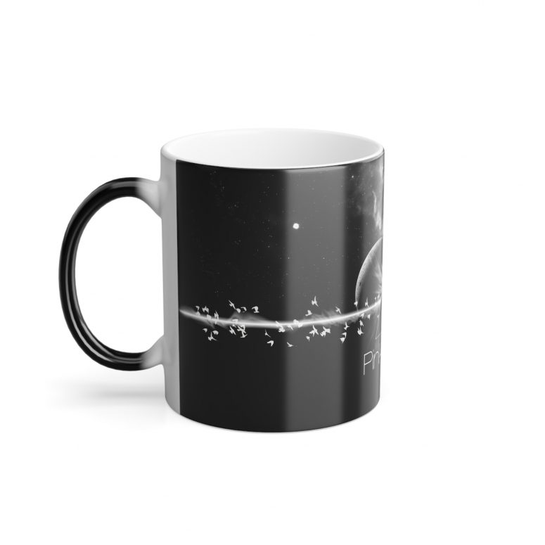 Dark Side Of the Moon in Space Color Changing Pink Floyd Mug Dark Side Of the Moon in Space Color Changing Pink Floyd Mug