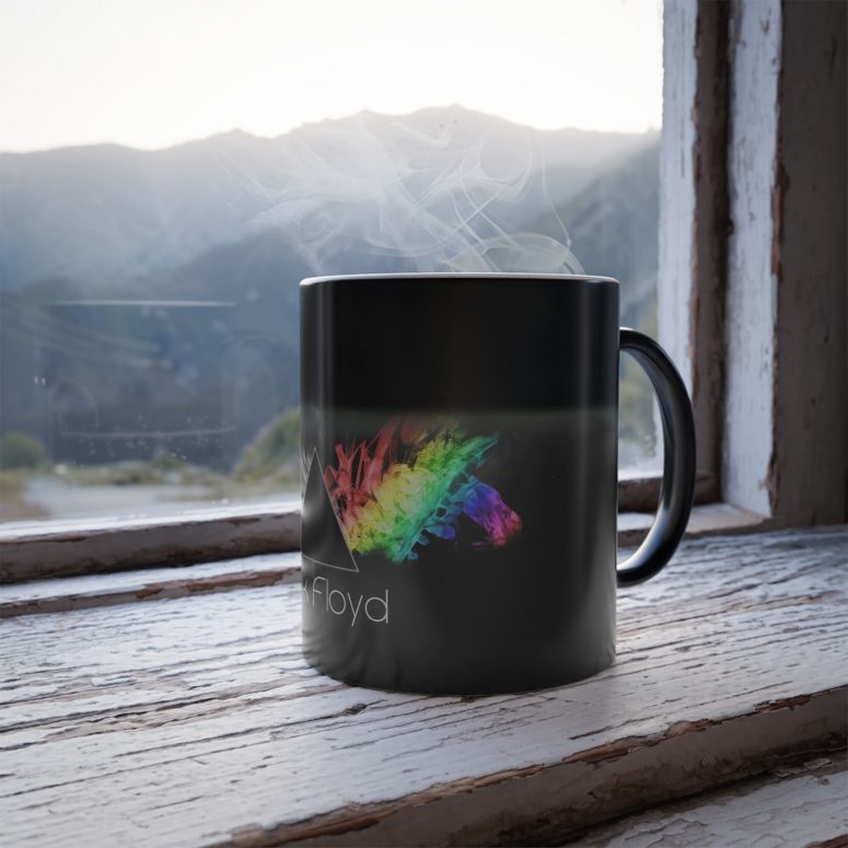 Dark Side Of the Moon in Space Color Changing Pink Floyd Mug Dark Side Of the Moon in Space Color Changing Pink Floyd Mug