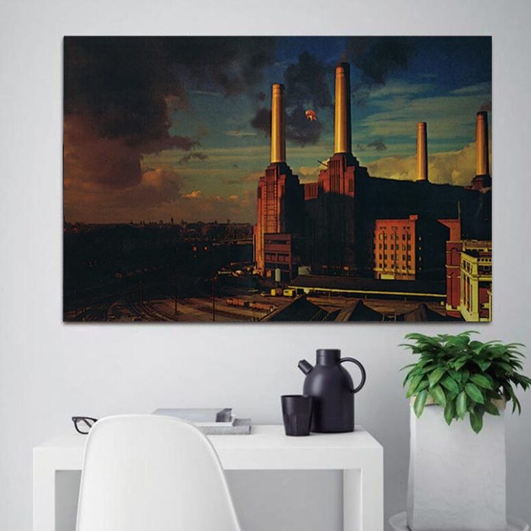 Animals Album Flying Pig Battersea Power Station Pink Floyd Canvas