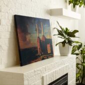 Pink Floyd Animals Album Cover Canvas Ngang 2 - OtherBrick