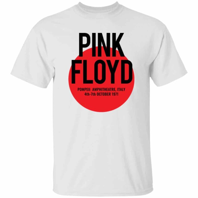 Pink Floyd Live at Pompeii October 1971 Shirt Pink Floyd Live at Pompeii October 1971 Shirt