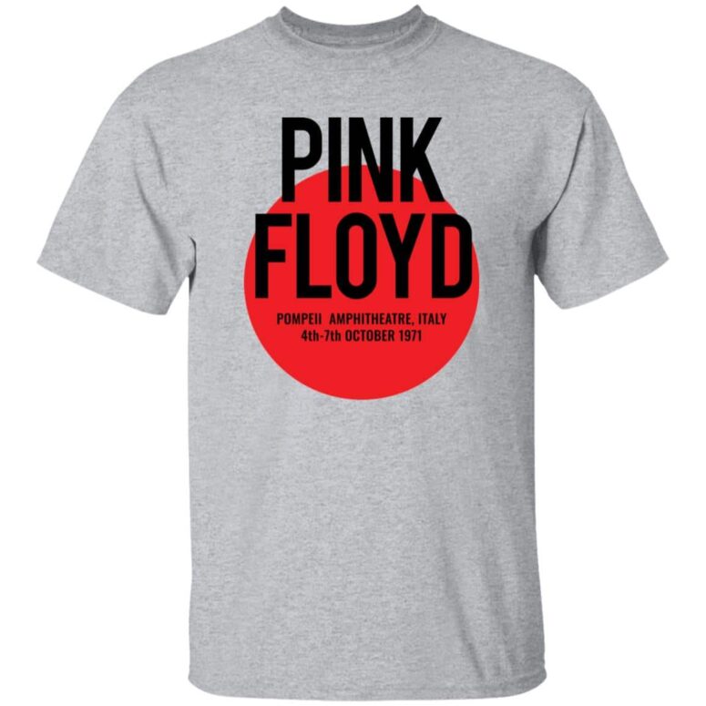 Pink Floyd Live at Pompeii October 1971 Shirt Pink Floyd Live at Pompeii October 1971 Shirt