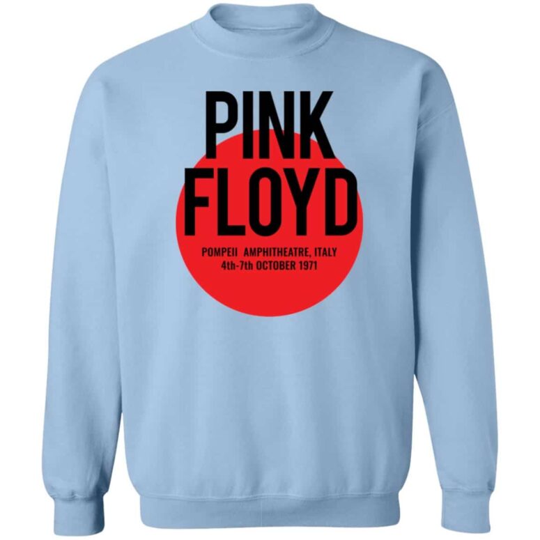 Pink Floyd Live at Pompeii October 1971 Shirt Pink Floyd Live at Pompeii October 1971 Shirt