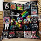 Pink Floyd Album Cover Collage Art Quilt 1 - OtherBrick