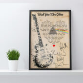 Wish You Were Here - Pink Floyd Lyrics Canvas