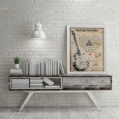 Wish You Were Here Pink Floyd Lyrics Poster Print Canvas Hd Painting Vertical1pieces15theate - OtherBrick