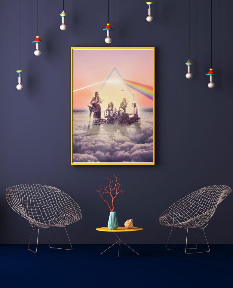 The Great Gig In The Sky - Pink Floyd Print Canvas The Great Gig In The Sky - Pink Floyd Print Canvas