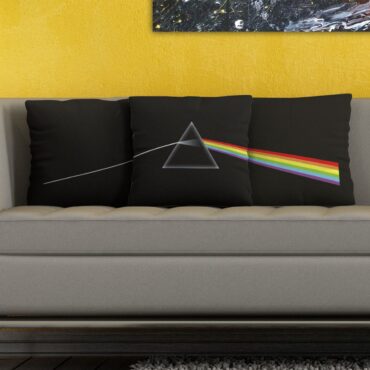 Dark Side Of The Moon Set 3  Pink Floyd Cushion Pillow