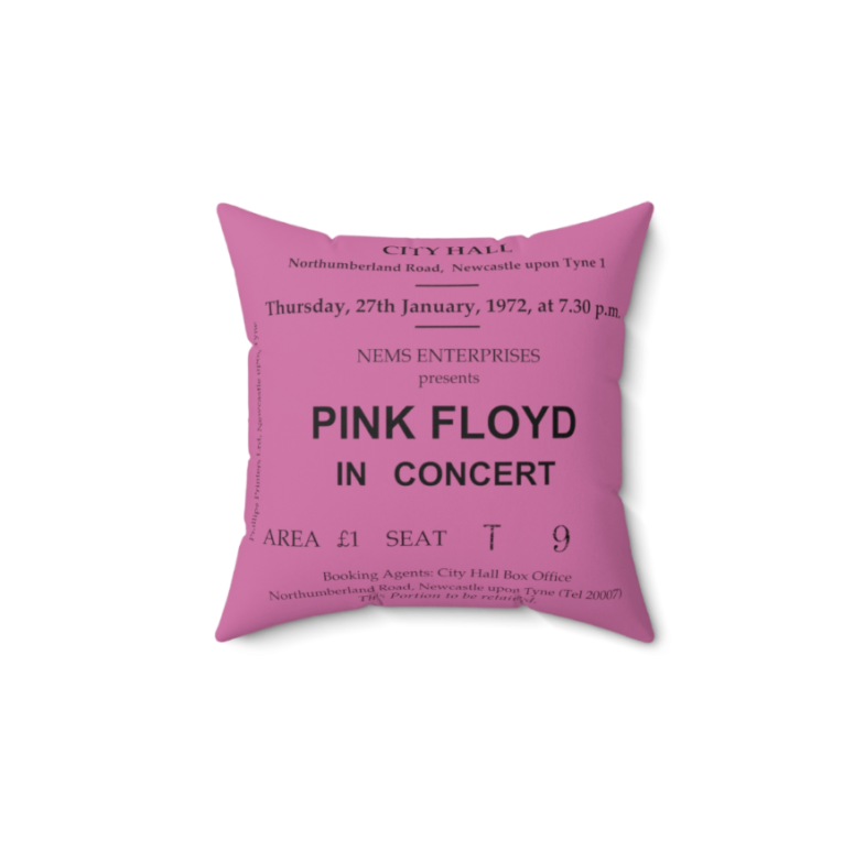 Pink Floyd - Newcastle City Hall Cushion Pillow