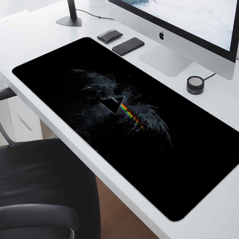 Dark Side Of The Moon Eagle Art - Pink Floyd Mouse Desk Pad