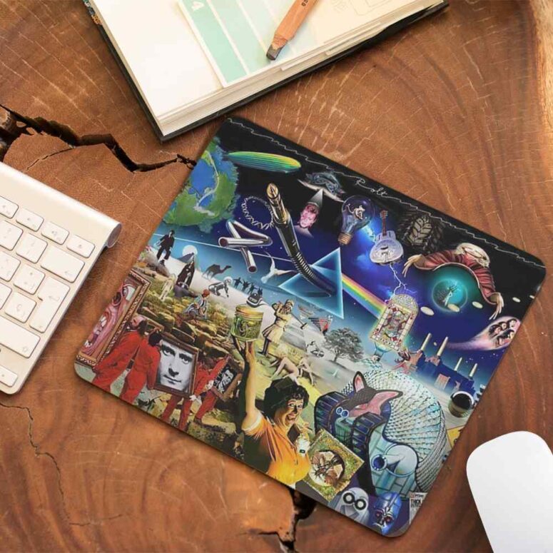 Music is always by your side - Pink Floyd - Pink Floyd Mouse Desk Pad Music is always by your side - Pink Floyd - Pink Floyd Mouse Desk Pad
