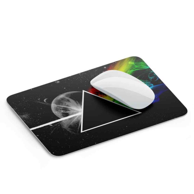Dark Side Of the Moon in Space - Pink Floyd Mouse Desk Pad Dark Side Of the Moon in Space - Pink Floyd Mouse Desk Pad