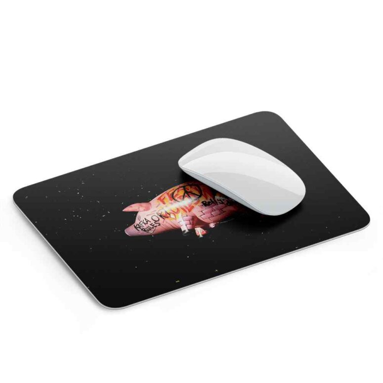 Pink Floyd's Flying Pig - Pink Floyd Mouse Desk Pad Pink Floyd's Flying Pig - Pink Floyd Mouse Desk Pad